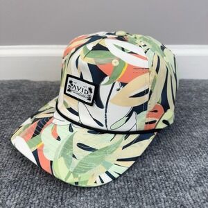 Avid Sports Hat Charter Rope Accent Tropical Floral Adjustable Snapback Cap NWT